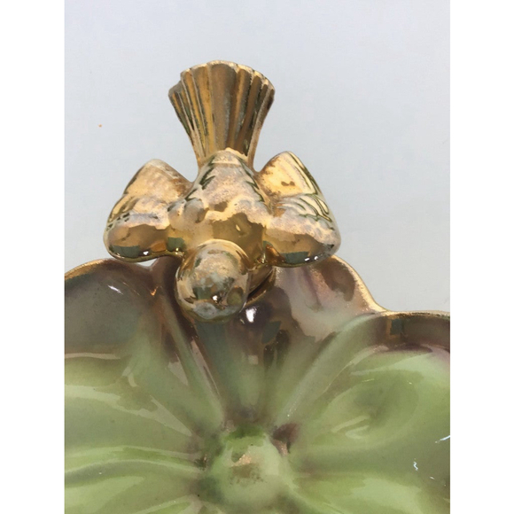 Vintage Porcelain Flower Dish made by Stewart McCulloch - Picture 5 of 7